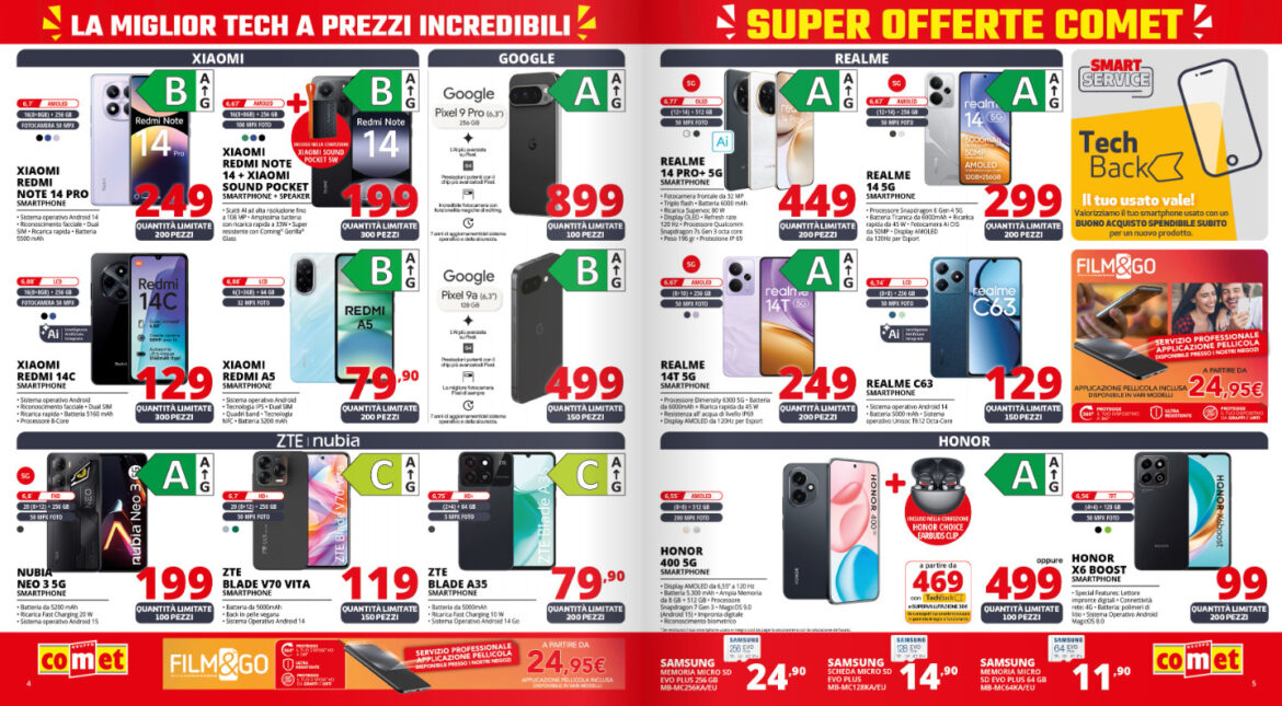 volantino comet