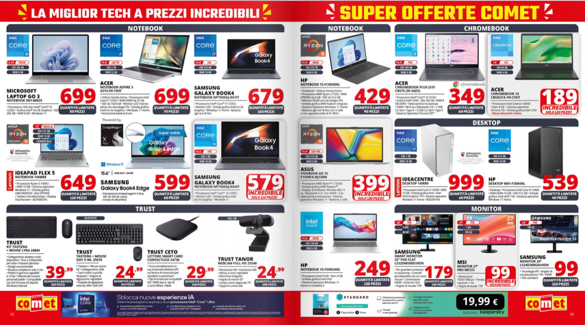volantino comet