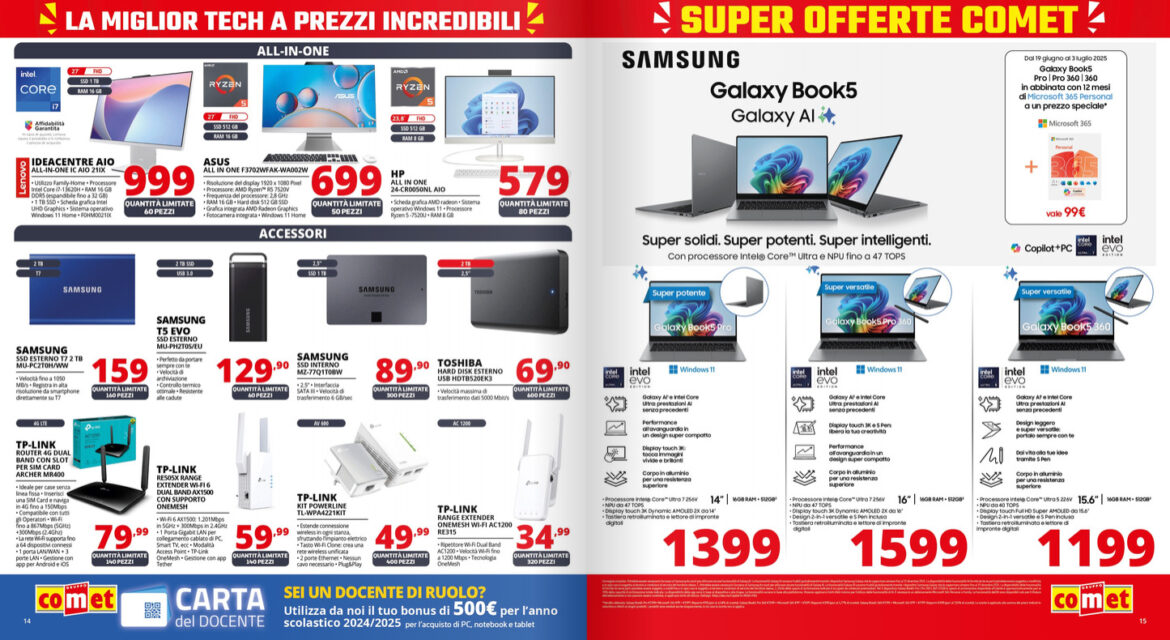 volantino comet