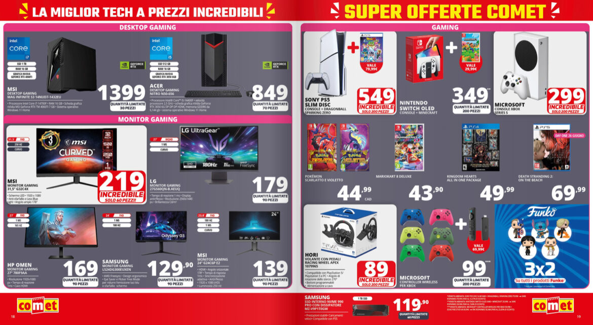volantino comet