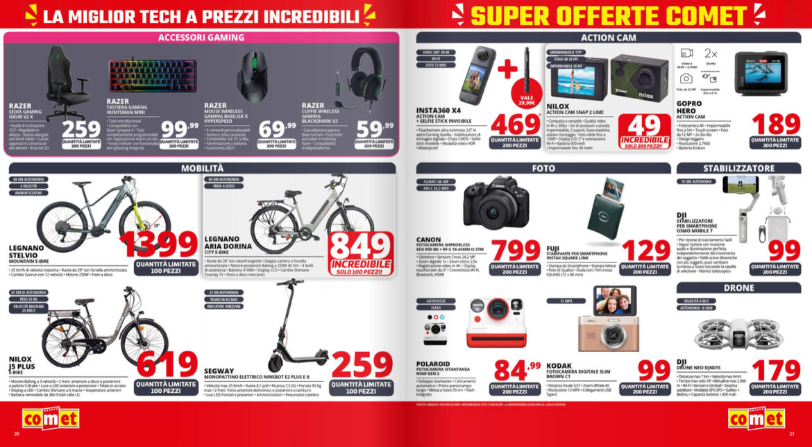 volantino comet