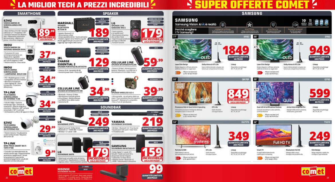 volantino comet