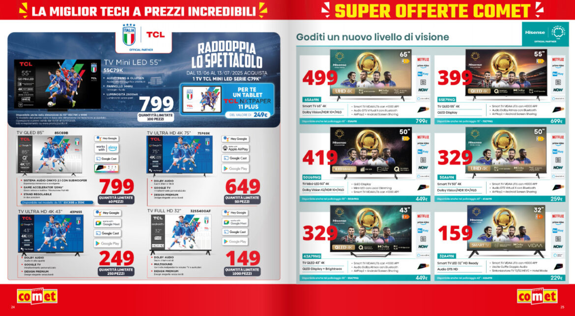volantino comet
