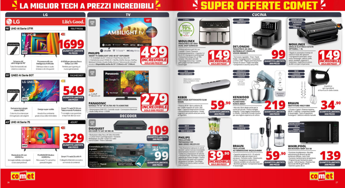 volantino comet