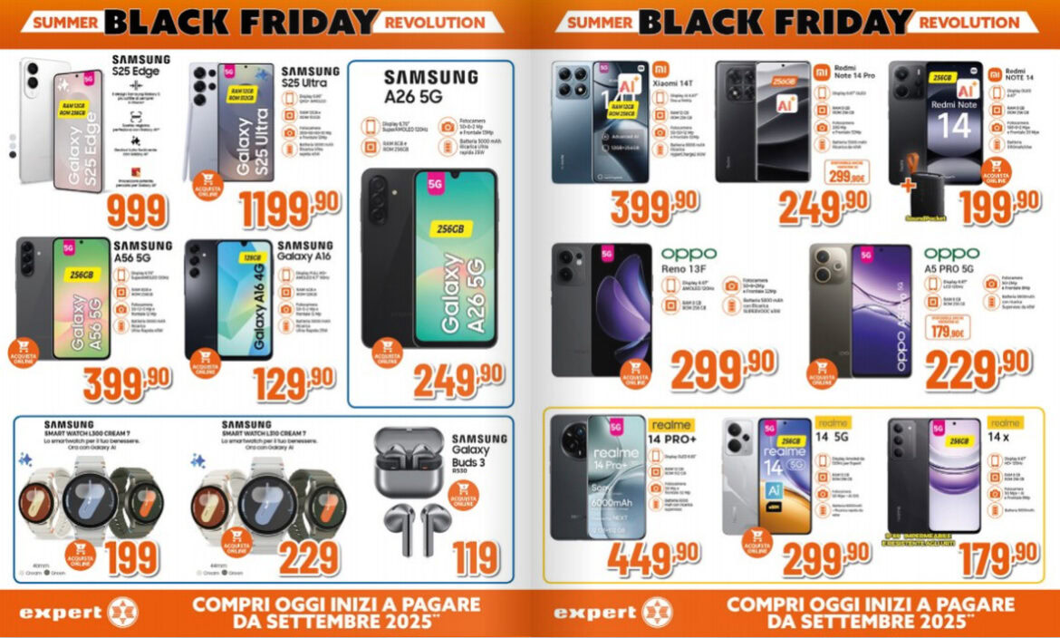 black friday volantino expert