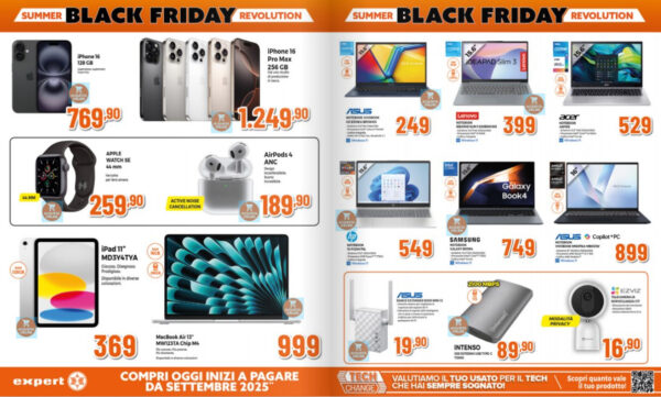 expert - funzionalità black friday volantino expert
