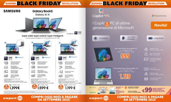 expert - utilizzo black friday volantino expert