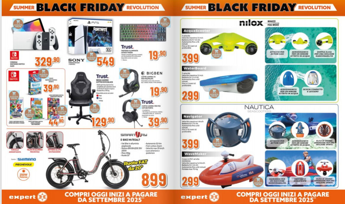 black friday volantino expert