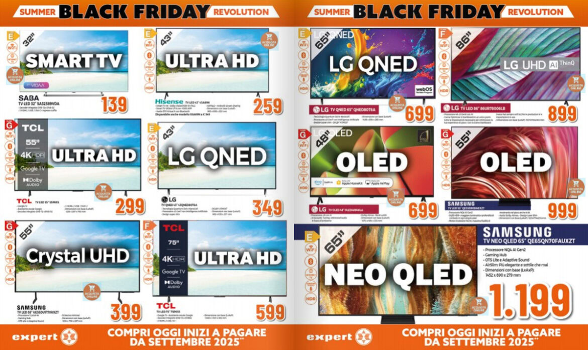 black friday volantino expert