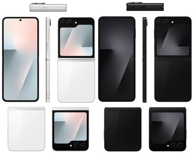 Samsung Galaxy Z FLip 7 FE all sides photo Samsung Galaxy Z FLip 7 FE all sides photo