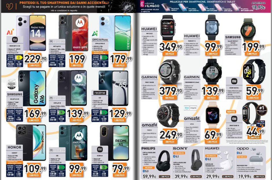 Screenshot volantino unieuro 3 luglio