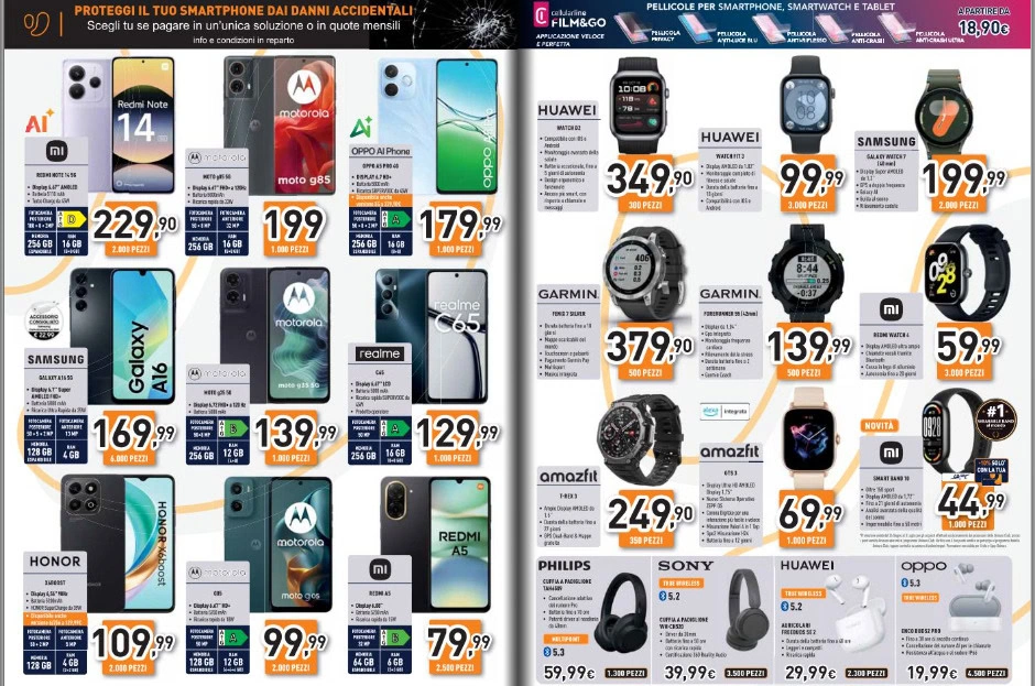 Screenshot volantino unieuro 3 luglio