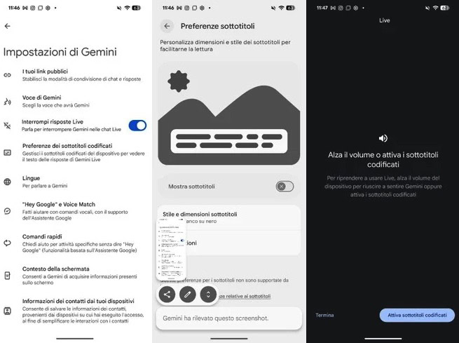 Gemini Live: nuovo aggiornamento con sottotitoli e integrazioni con app Google Gemini Live: nuovo aggiornamento con sottotitoli e integrazioni con app Google