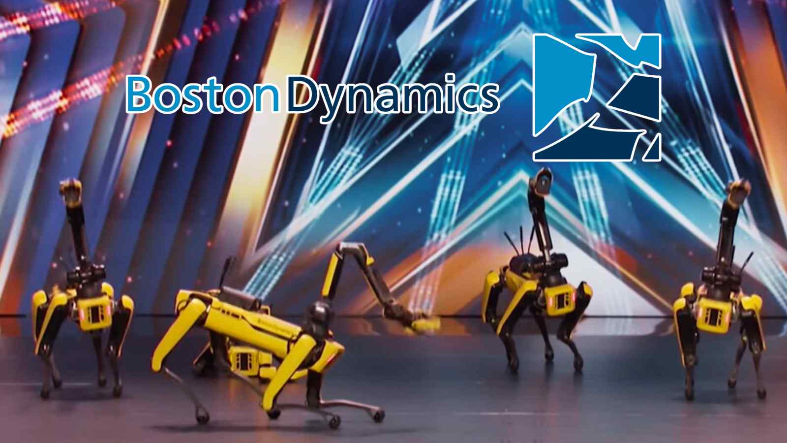 Spot I robot Spot di Boston Dynamics hanno stupito ad America’s Got Talent con una danza precisa e resiliente, rialzandosi dopo una caduta.
