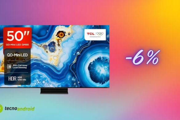 TCL Mini LED 50” a prezzo incredibile: su Amazon costa meno di 500€