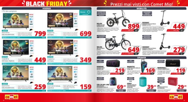 comet - immagine 12 Volantino Comet Black Friday estivo ()