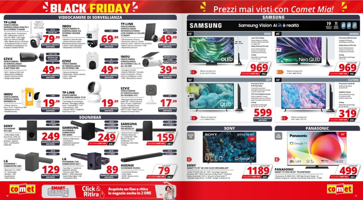 Volantino Comet Black Friday estivo () Volantino Comet Black Friday estivo ()