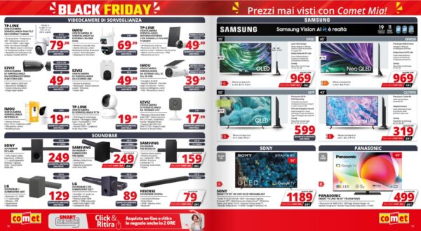 comet - immagine 10 Volantino Comet Black Friday estivo ()