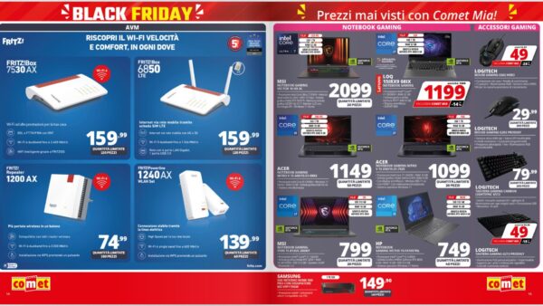 comet - immagine 8 Volantino Comet Black Friday estivo ()