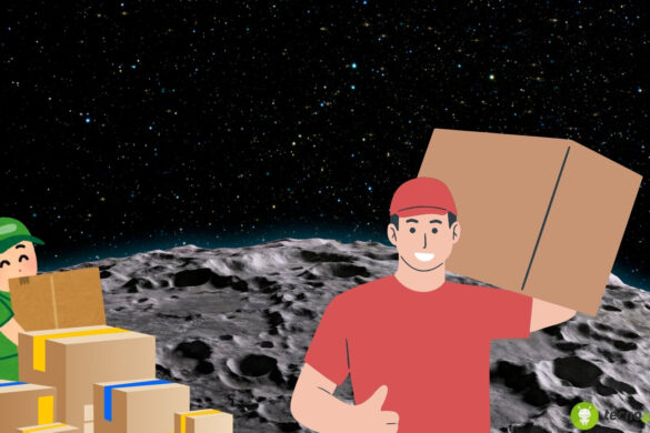 Reti giganti sulla Luna per catturare le consegne nello spazio