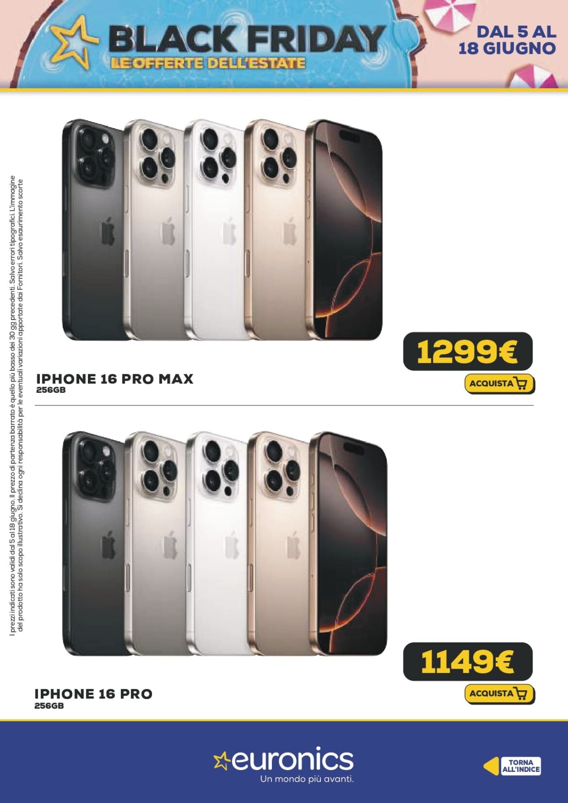 pages () compressed page euronics volantino black friday estate