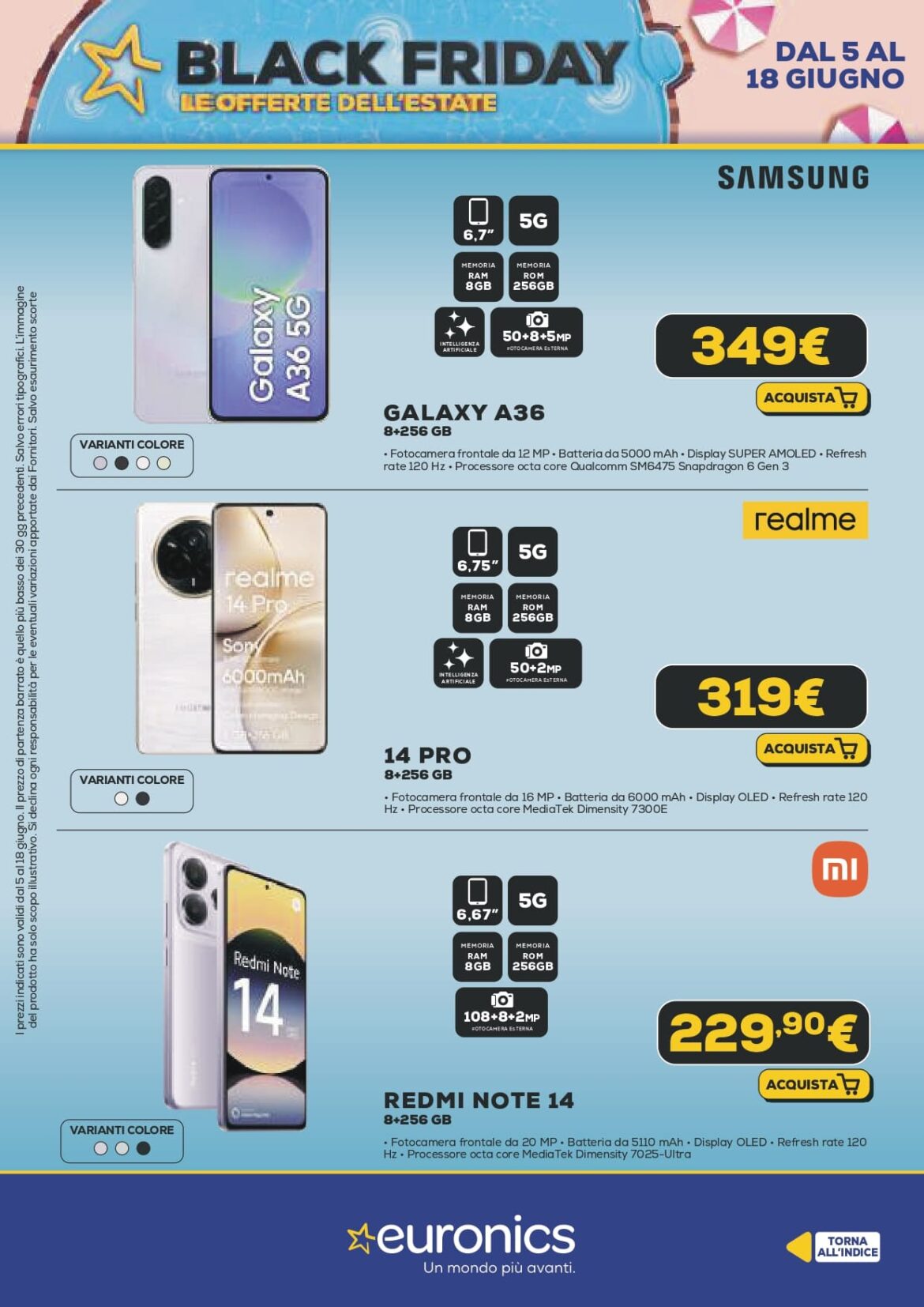 pages () compressed page euronics volantino black friday estate