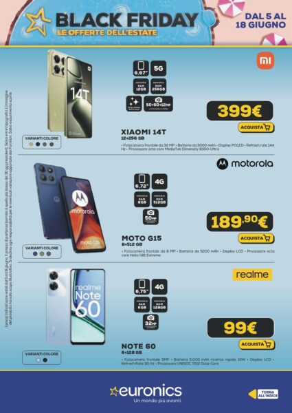 euronics - immagine 9 euronics volantino black friday estate
