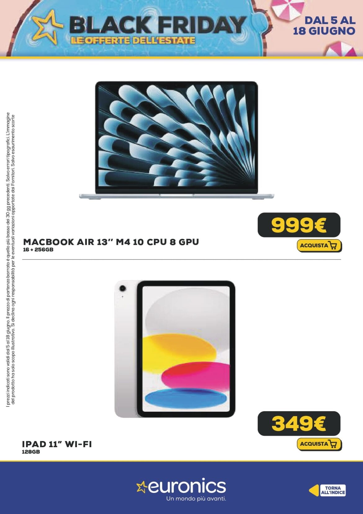 pages () compressed page euronics volantino black friday estate