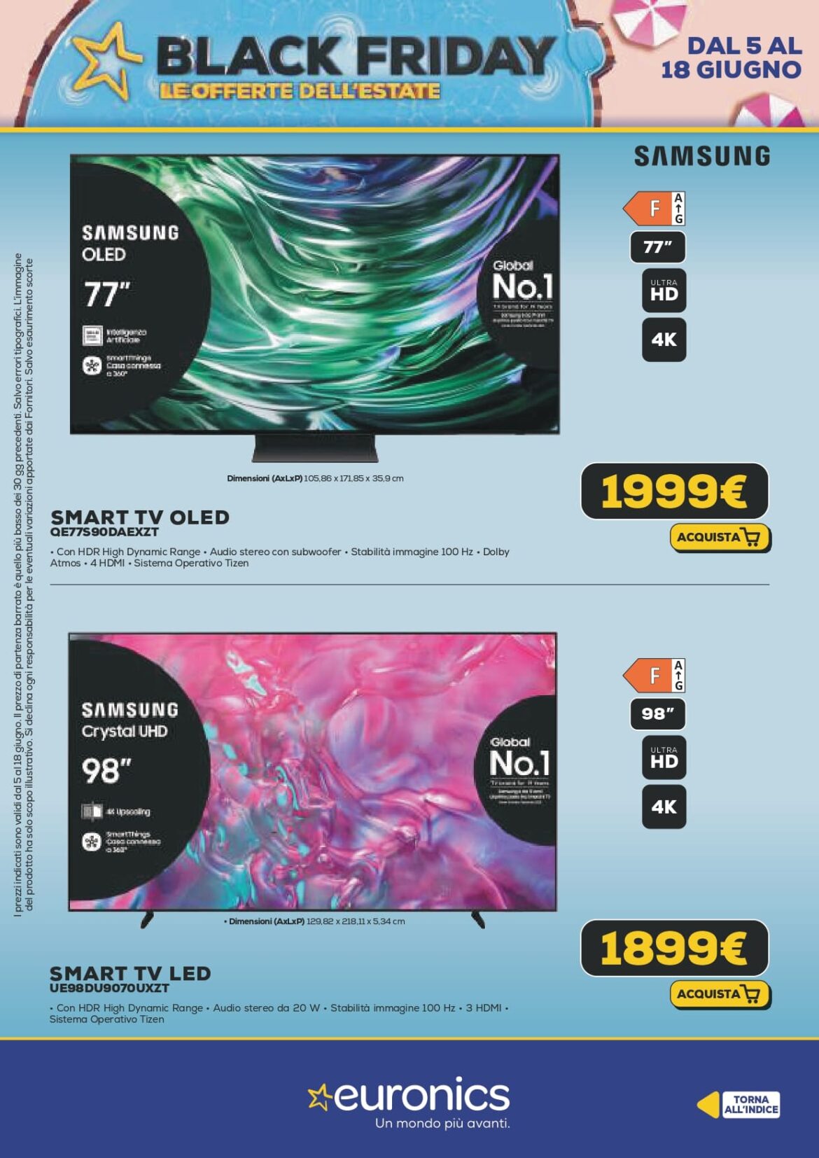 pages () compressed page euronics volantino black friday estate