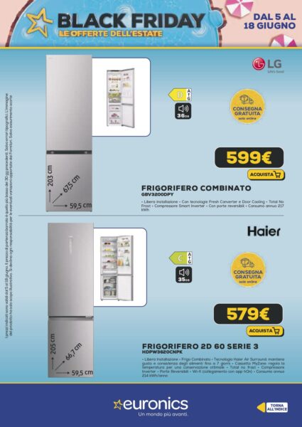 euronics - immagine 28 euronics volantino black friday estate
