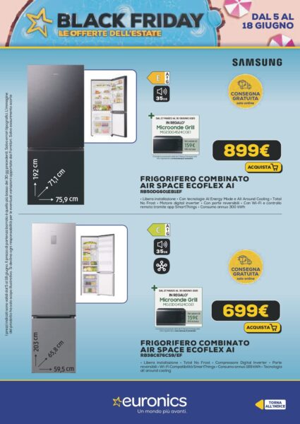 euronics - immagine 29 euronics volantino black friday estate