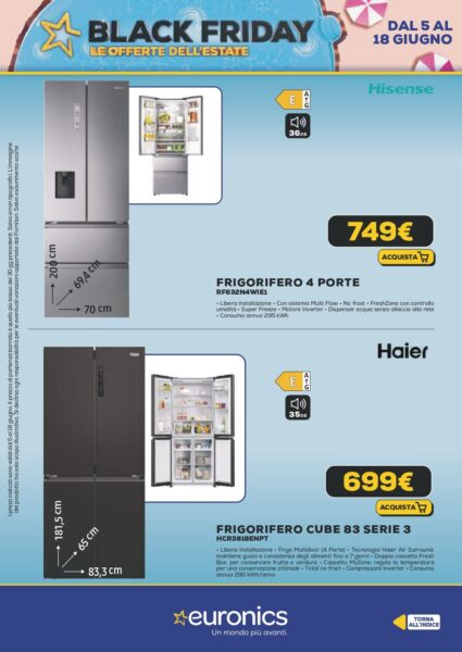 euronics - immagine 30 euronics volantino black friday estate