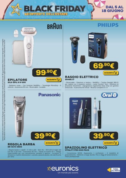 euronics - immagine 45 euronics volantino black friday estate