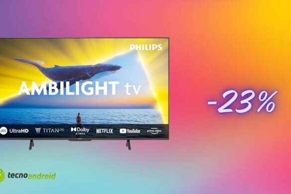 Crolla il prezzo della TV Philips Ambilight 43″: su Amazon con il -23%