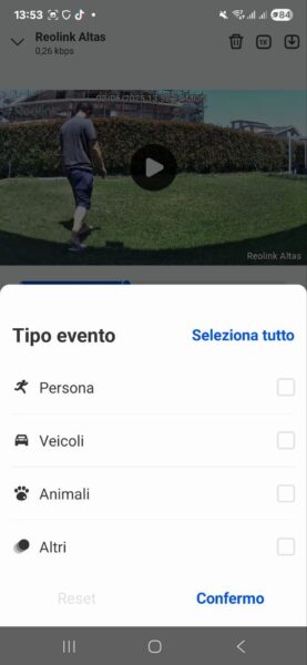 Reolink Altas - utilizzo photo