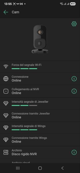 Ajax IndoorCam - funzionalità photo