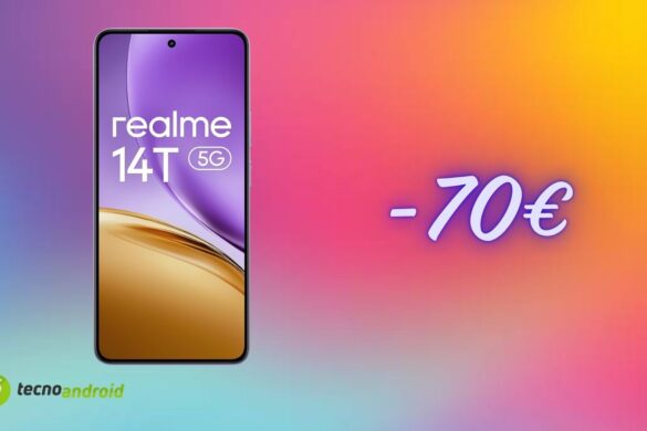 Realme 14T 5G a prezzo folle: sconto Amazon più coupon in regalo