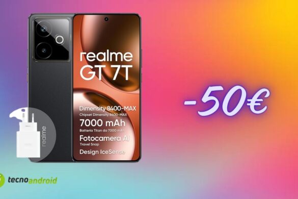 Realme GT 7T imperdibile con il coupon sconto Amazon in regalo