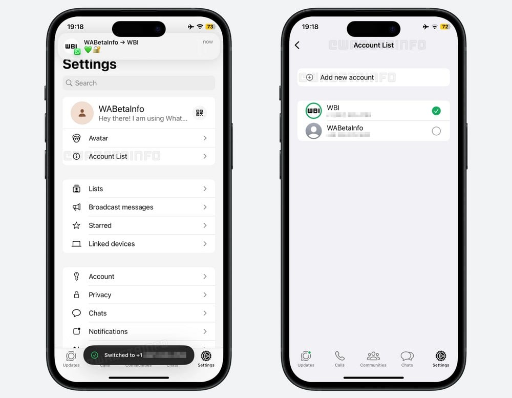 WhatsApp multi-account Apple iOS WhatsApp multi-account Apple iOS