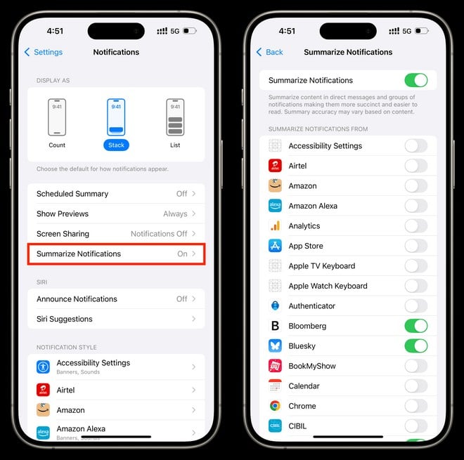 iOS 26 riassunti Apple Intelligence iOS 26 riassunti Apple Intelligence