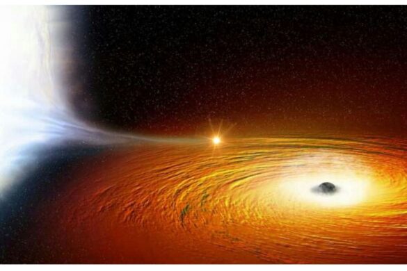 La stella che ruba la scena nello spazio profondo