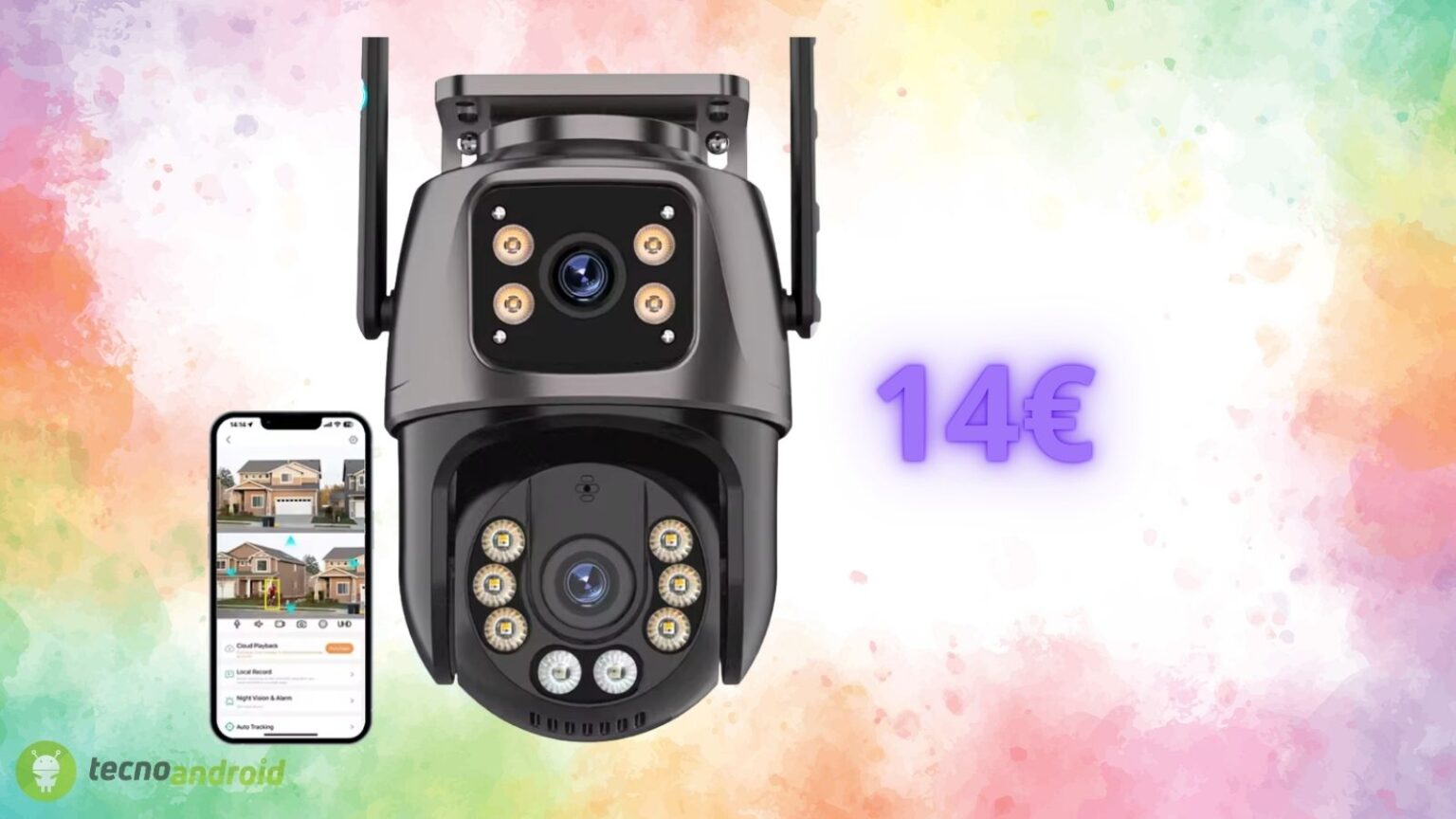 AliExpress: la telecamera da esterno costa solo 14 euro