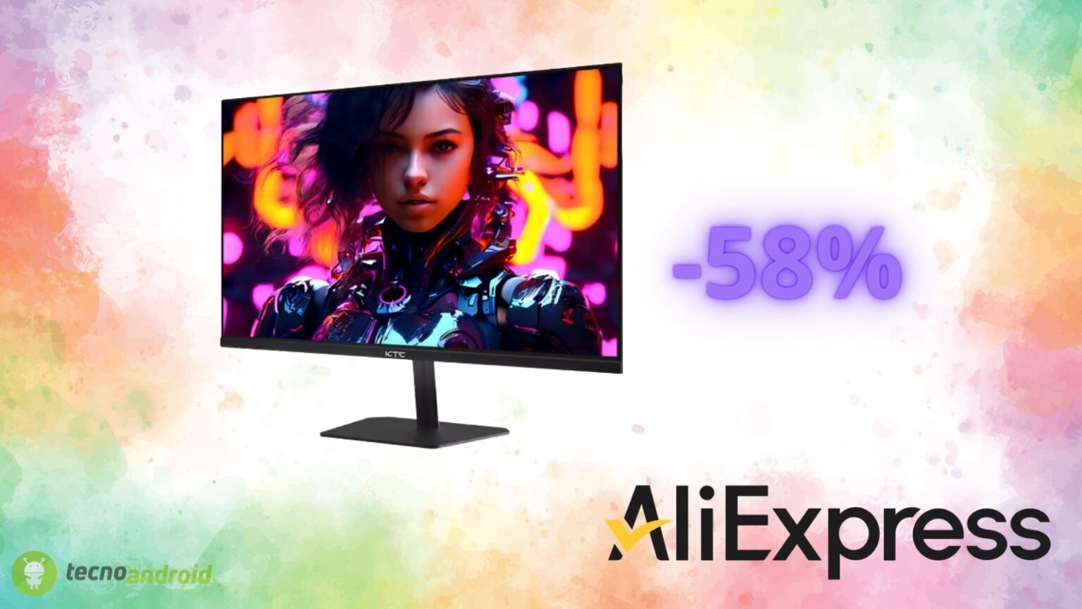 AliExpress: sconto del 58% su questo monitor da gaming