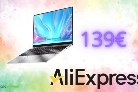 Notebook a 139 euro su AliExpress: lo sconto di 333 euro è incredibile