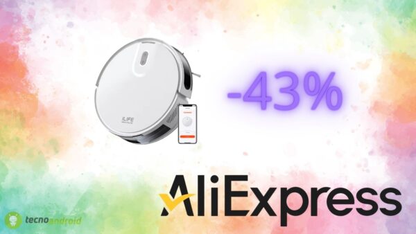 AliExpress sconta del 43% un robot aspirapolvere: acquistate l'ILIFE V20 a prezzo da saldo