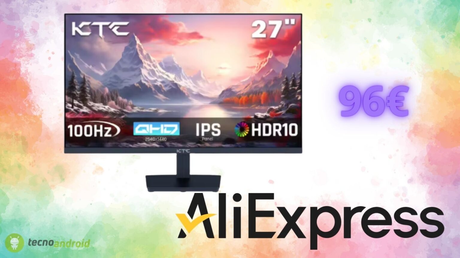 AliExpress abbassa il prezzo di questo monitor da gioco: costa solo 96 euro