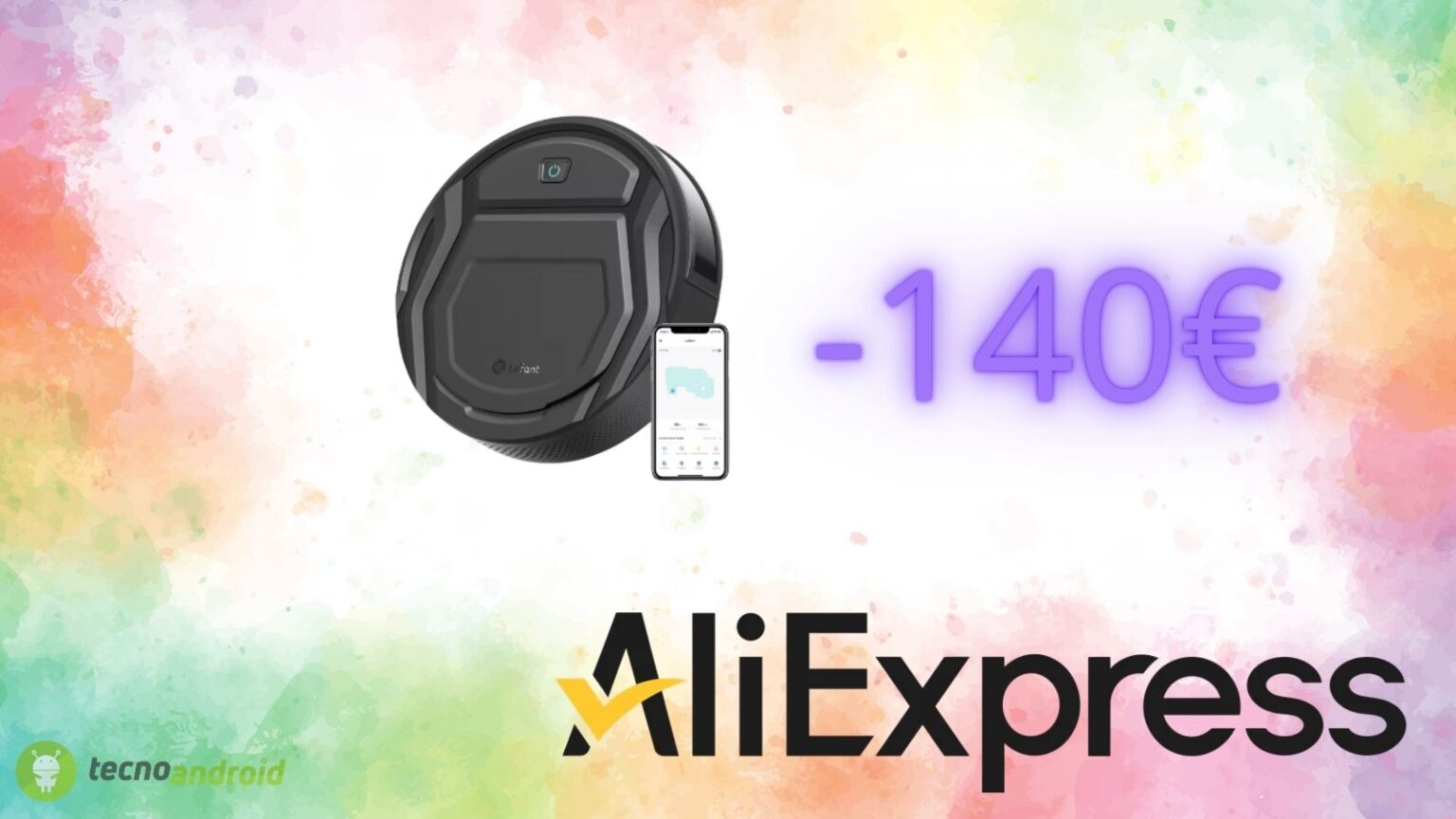 AliExpress da impazzire con lo sconto sul robot aspirapolvere Lefant M210 Pro