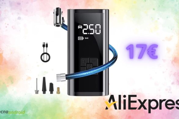 Compressore per auto portatile a 17 euro: l’ultima offerta di AliExpress