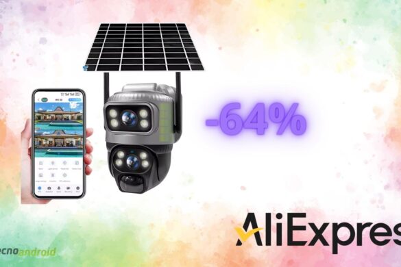 Telecamera da esterno con DOPPIO SENSORE a 38 euro: l’offerta AliExpress è ottima