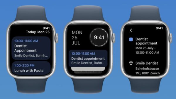 Apple Watch Google Calendar